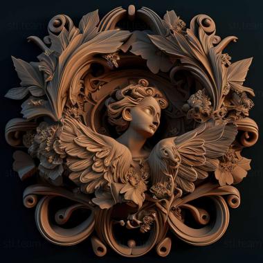 3D model baroque (STL)